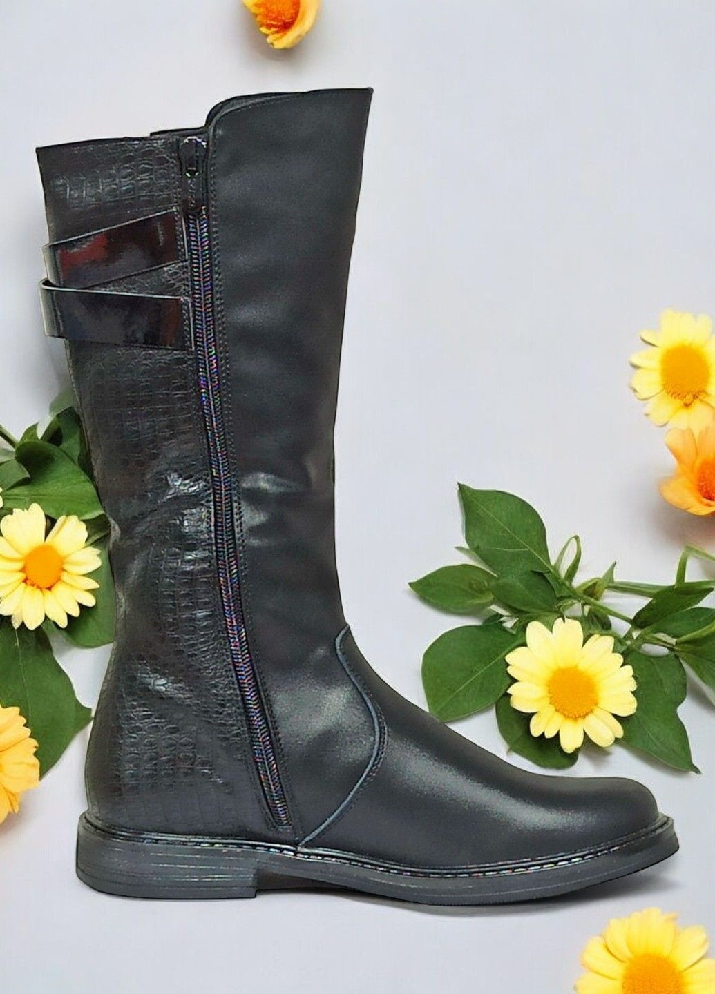 Чоботи осінні демісезонні для дівчинки утеплені Казка 6056 Сказка (304538129)