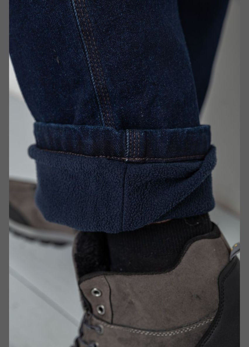 Синие джинсы мужские утепленные на флисе,, 129r9834-1 Ager