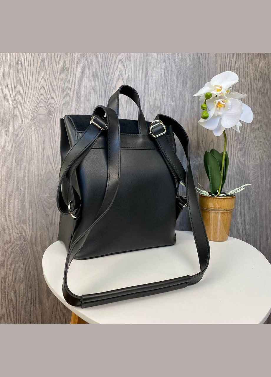 Женский рюкзак сумка трансформер замша + эко кожа No Brand (298996841)