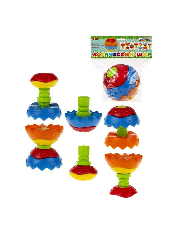 Дитяча розвиваюча іграшка "Логічна куля" 1-078 Ø150мм Colorplast (365642210)