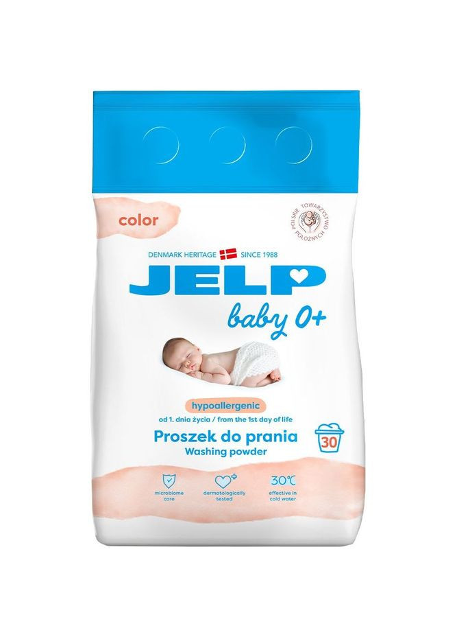 Стиральный порошок Baby 0+, гипоаллергенный, для цветных тканей, 2.25 кг JELP 80010 (328396947)