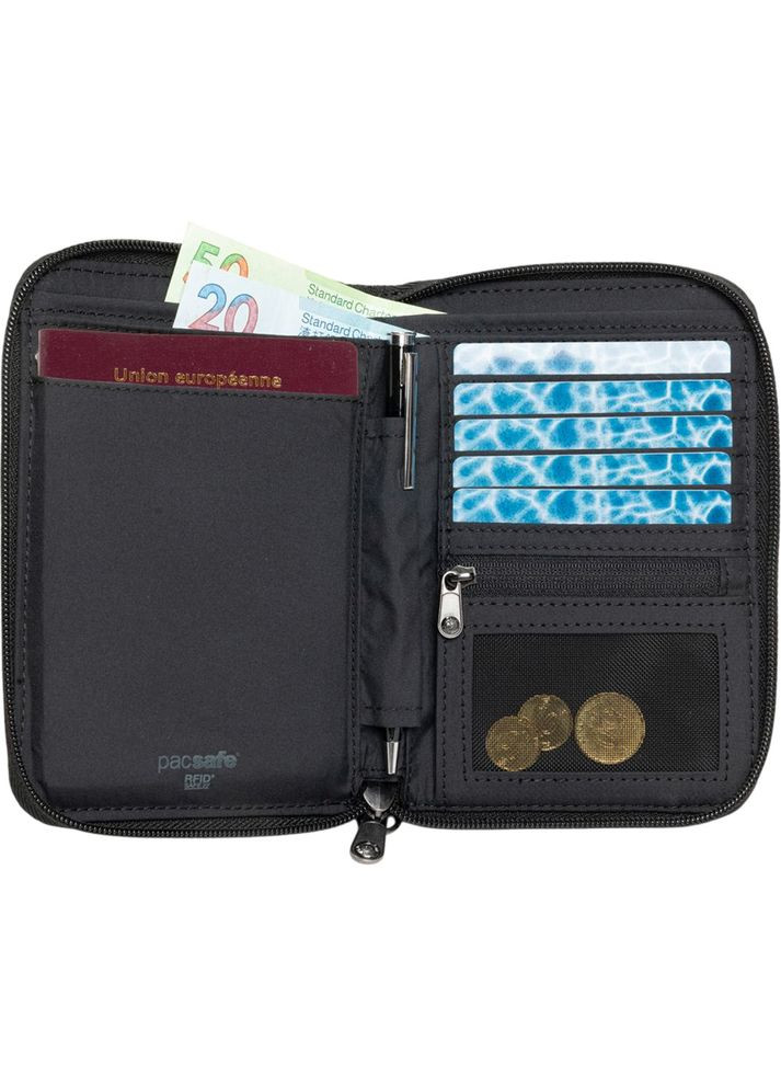 Гаманець RFIDsafe compact travel organizer Black (11020100) Pacsafe (329405897)