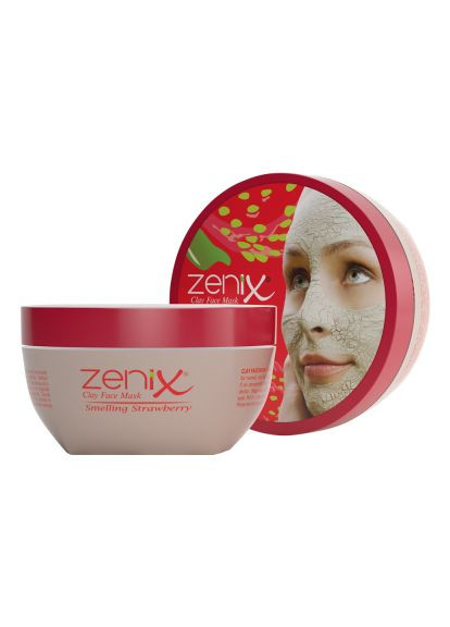 Глиняная маска для лица с ароматом клубники, 350 г Zenix (280930637)