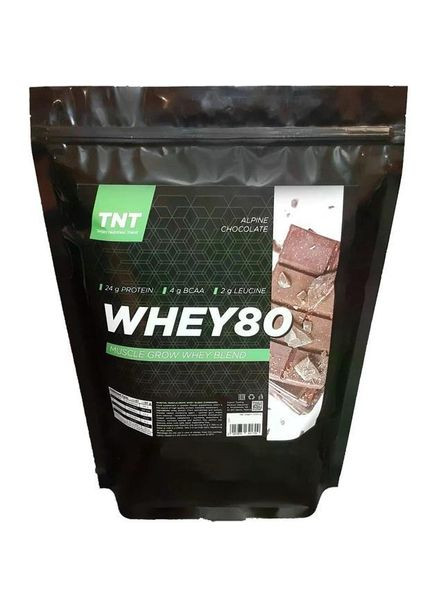 Протеїн сироватковий Whey 80 Альпійський Шоколад 2 кг TNT (367908295)