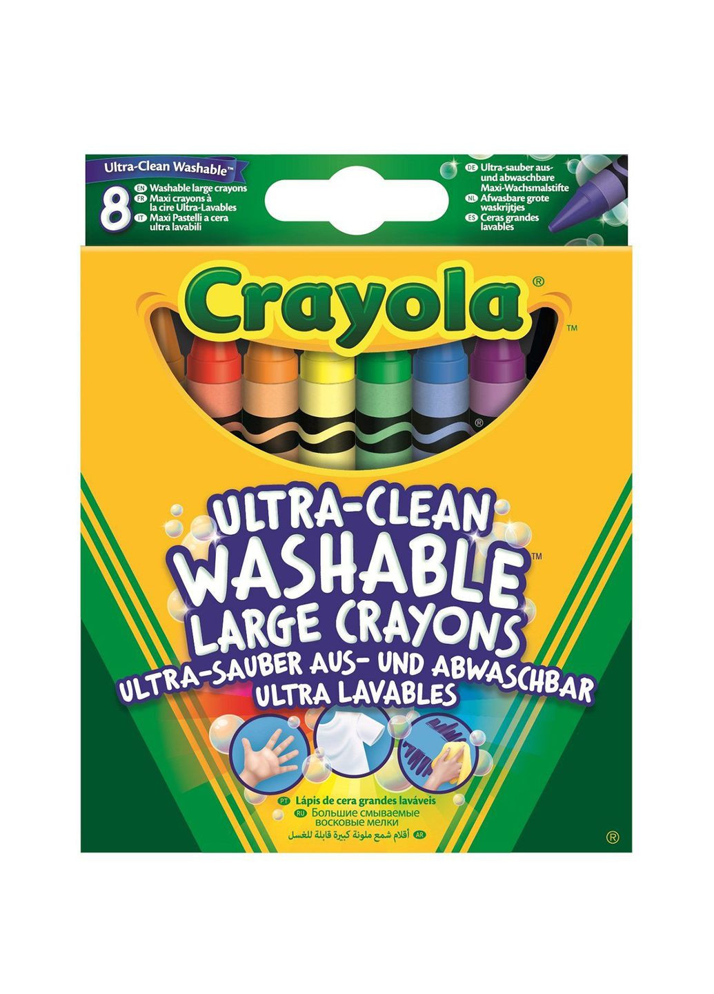 Набор большого воскового мела цвет разноцветный ЦБ-00249902 Crayola (292630239)