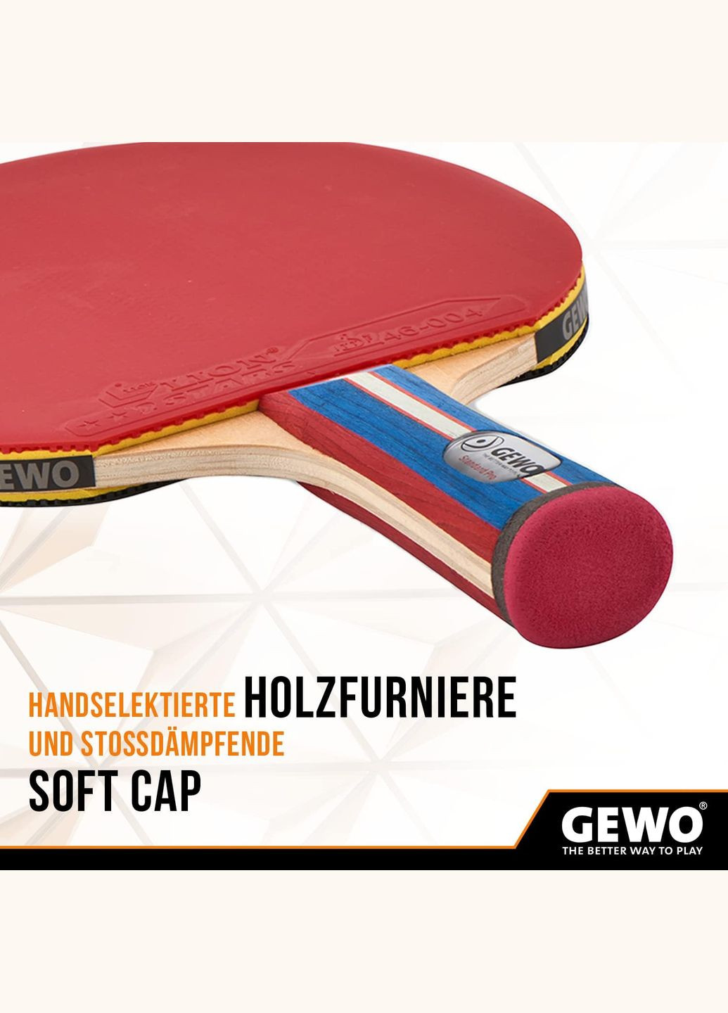 Ракетка для настольного тенниса Standard Pro FL (600300001) GEWO (346533808)