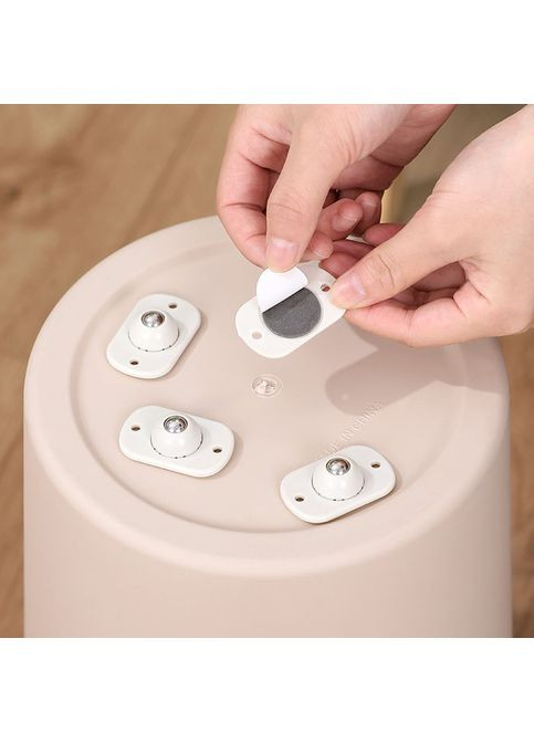 Ролики для переміщення меблів 4 шт антивібраційні підставки на липучках No Brand (354226817)