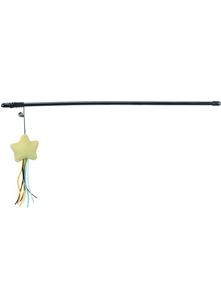 Іграшка для кішок Паличка з плюшевою зіркою та котячою м'ятою 46 см Trixie (330747252)