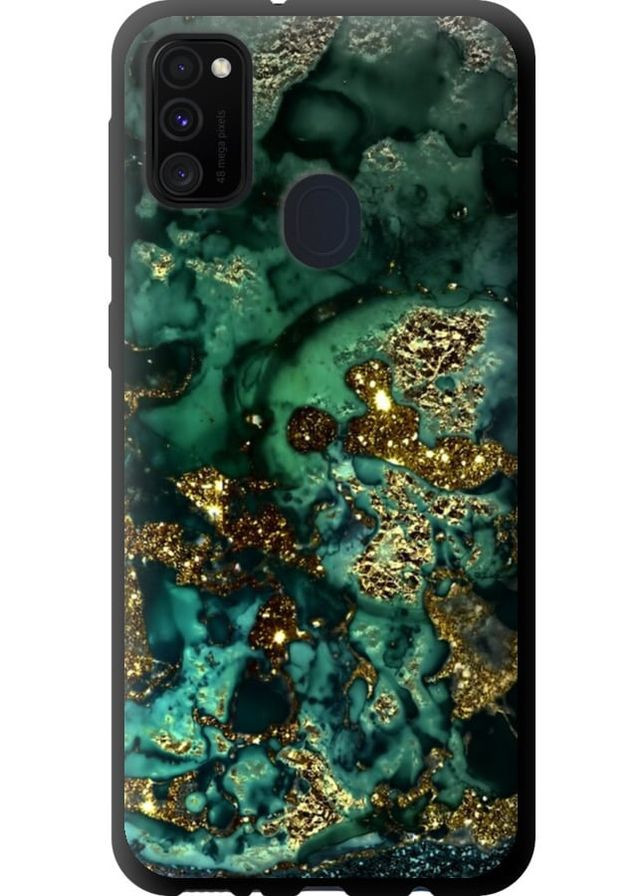 TPU чохол 'Мармур золото багатство' для Endorphone Samsung Galaxy M21 M215F (276314528)