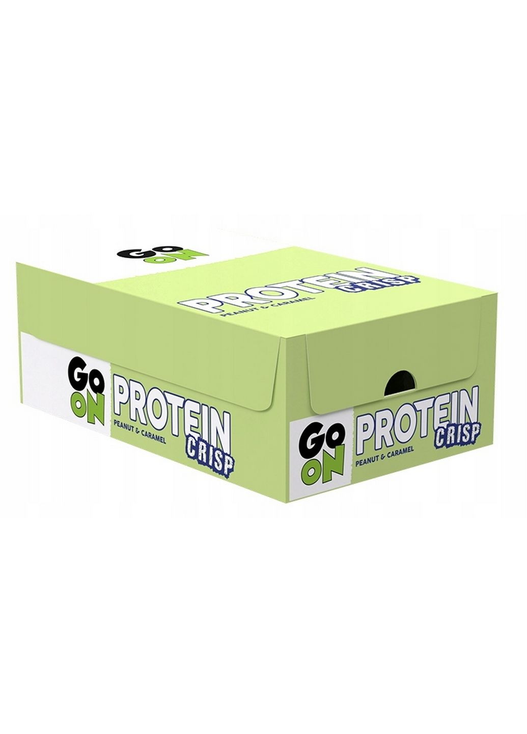 Батончик Protein Crisp Bar, 24*50 грам Карамель-арахіс Go On Nutrition (293340931)