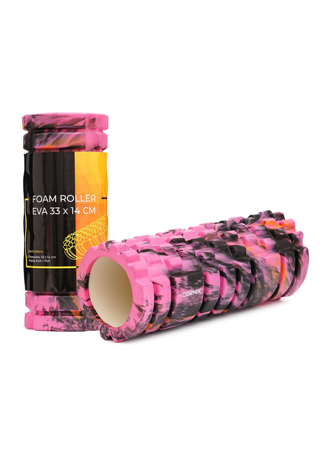 Массажный ролик EVA Marble Design 33 x 14 см (валик, роллер) XR-0347 Cornix (304252742)