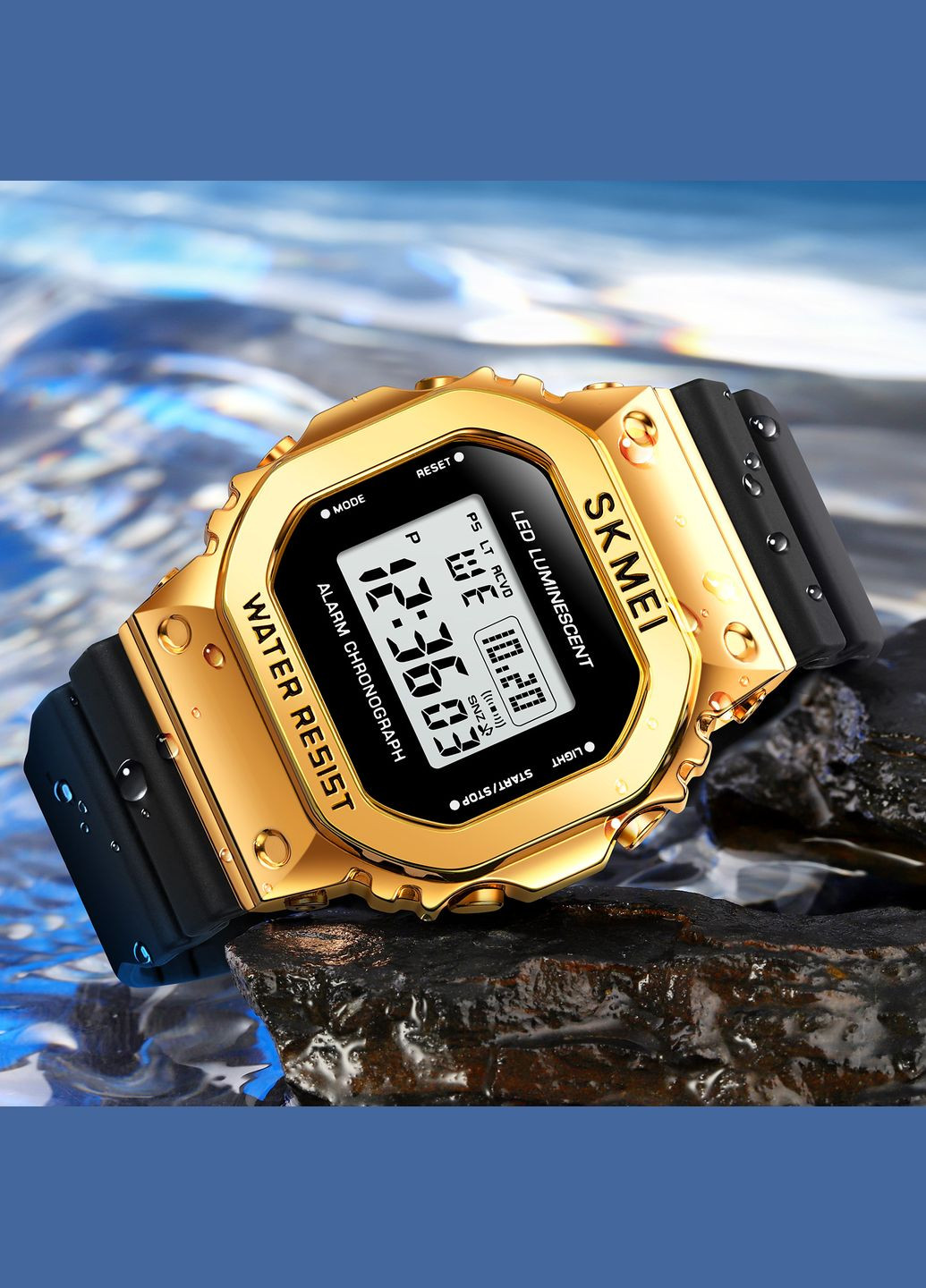 1851 Black-Gold SALE Skmei (341334583)