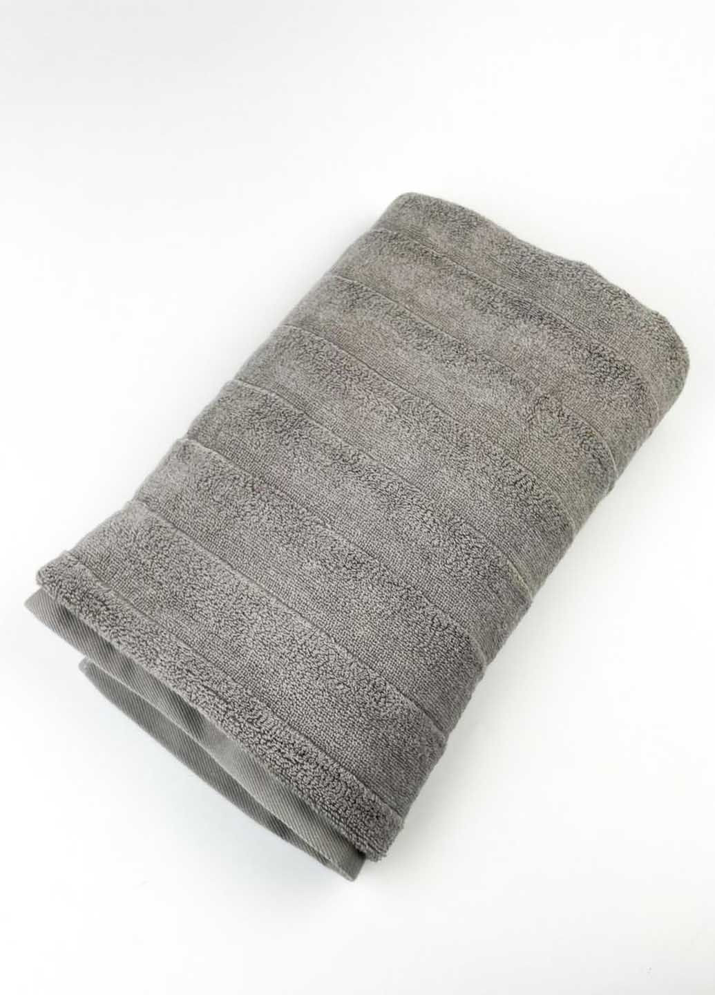 Homedec полотенце банное махровое 140х70 см полоска серый производство - Турция