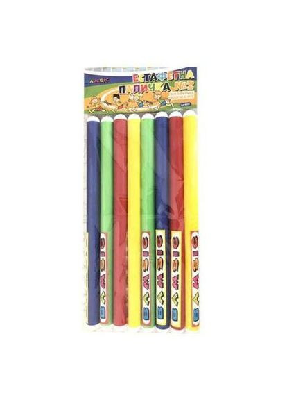 Естафетна паличка, 25 см. 8 штук (0356) Bamsic (362426467)