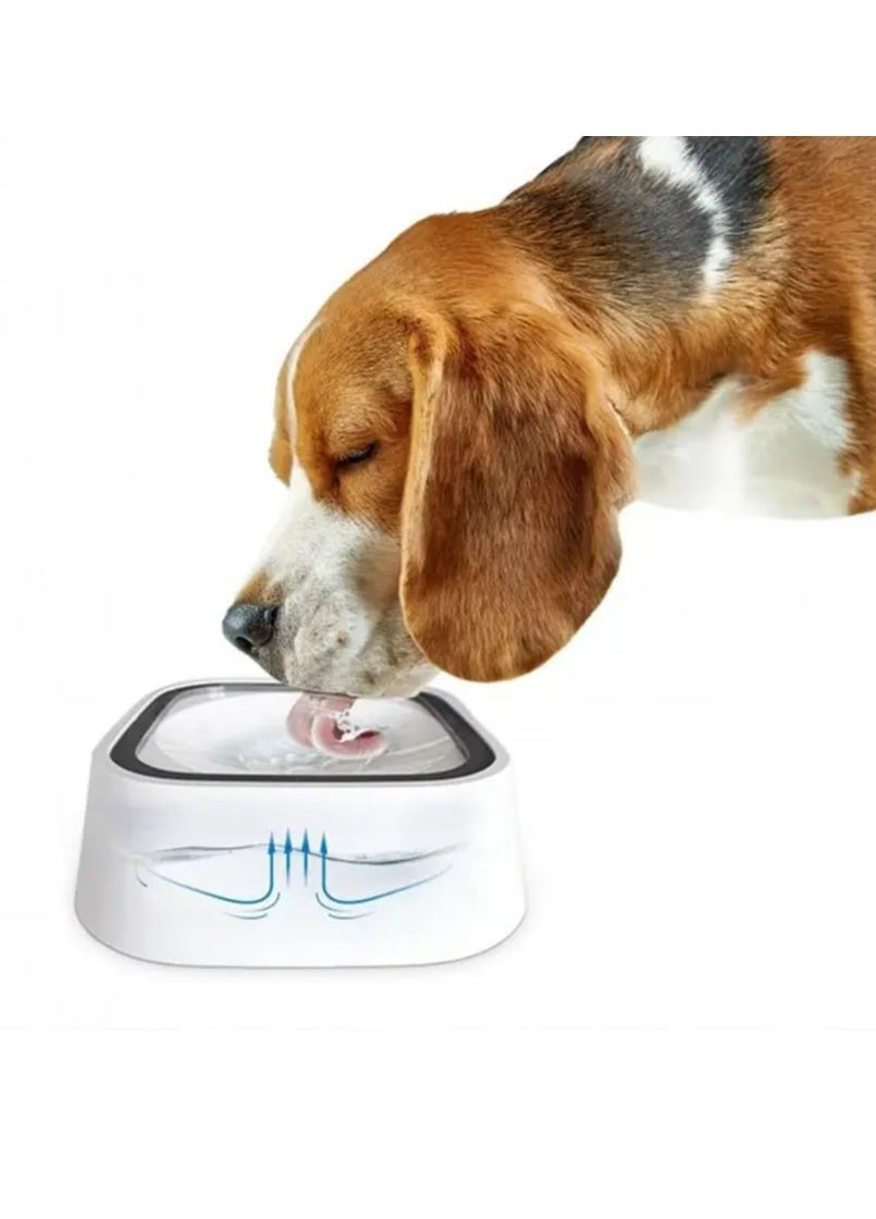 Пластикова миска для води із захистом від переповнення з водонепроникним ущільненням для котів та собак 1,5 л No Brand (340458552)