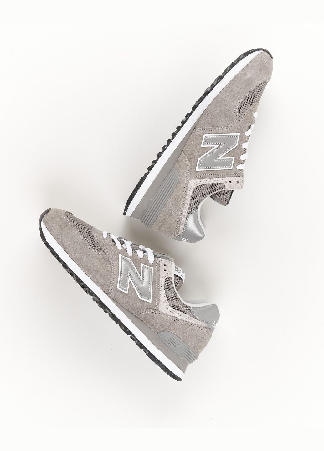 Сірі всесезон кросівки чоловічі 574 ml574evg весна-літо замша текстиль сітка сірі New Balance