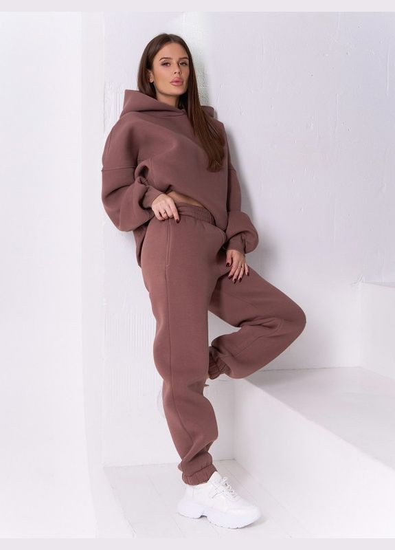 Спортивні штани 14923B коричневі ISSA PLUS (317709109)