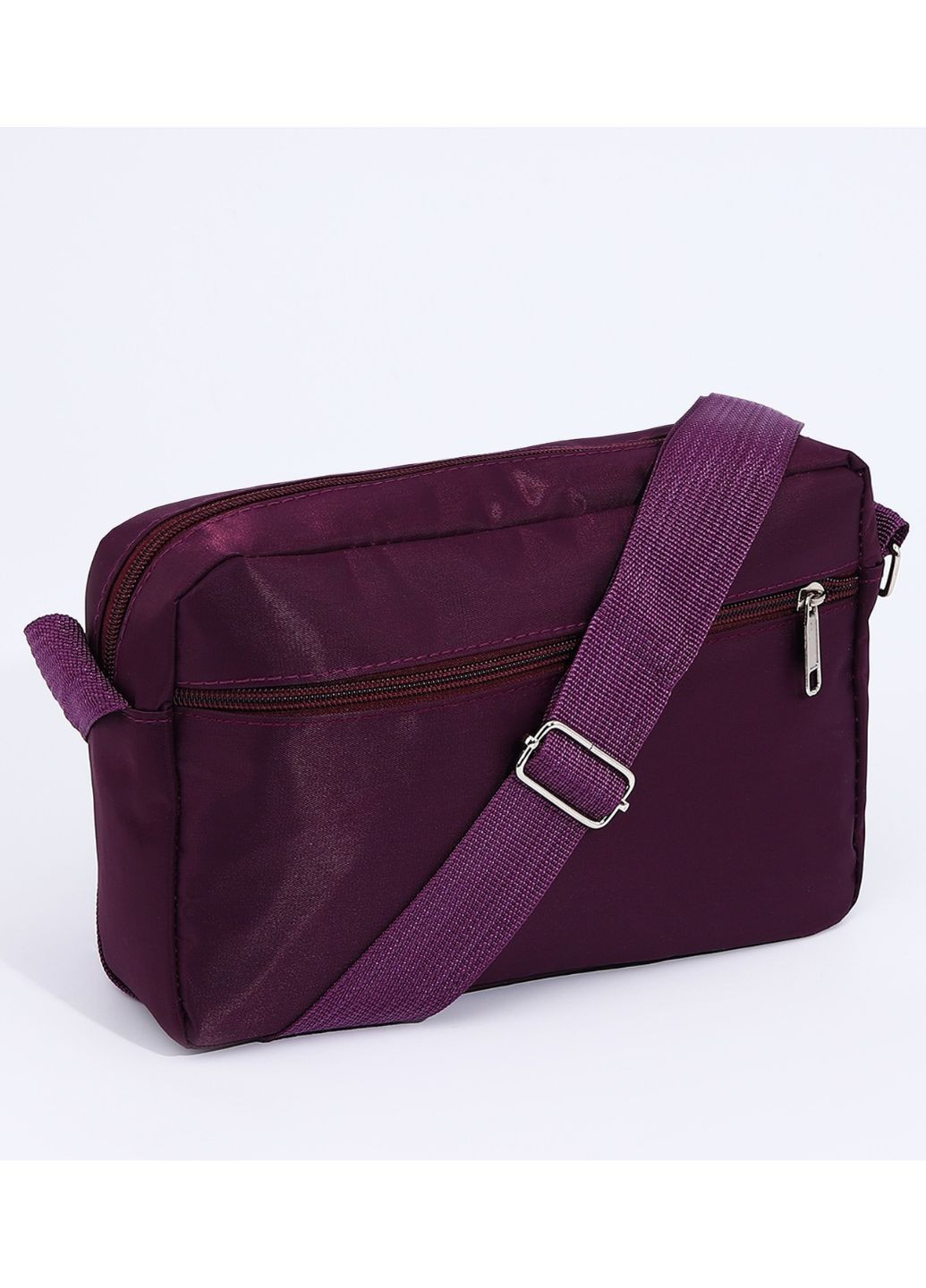 Сумка жіноча крос-боді на блискавці Фіолетовий (СП-1101-13) No Brand (315487749)