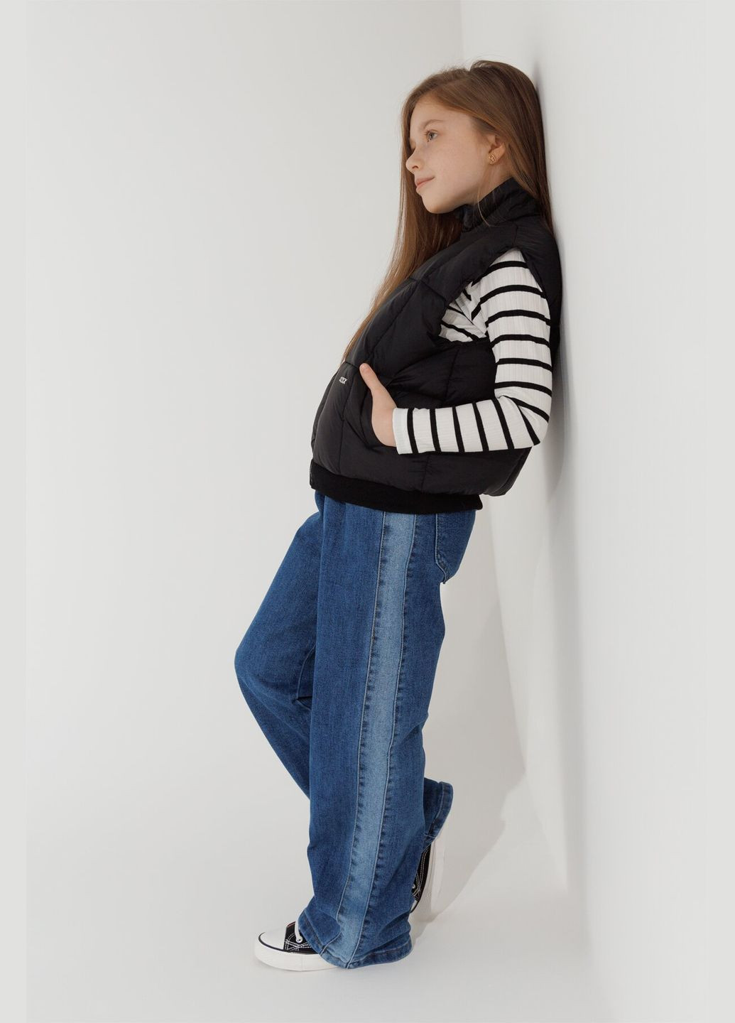 Жилет утепленный для девочки 8017 104 см Черный (2000990310590D) shop (2000990310590) XZKAMI (357436856)