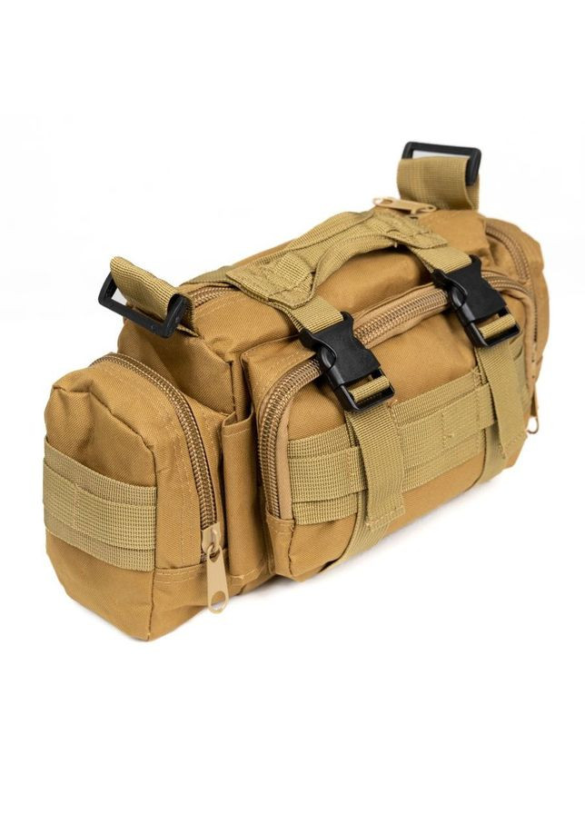 Сумка – итог тактическая поясная Tactical военная, сумка нагрудная с ремнем на плечо 5 литров кордура China (292800475)