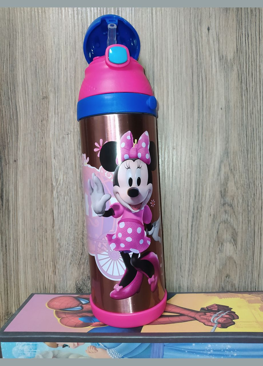 Термос с трубочкой Минни Маус 500 мл No Brand (342064536)