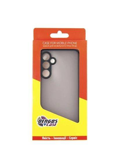 Чохол до мобільного телефона Kit for Samsung Galaxy A54 case + glass (Black) (DG-KM-26) DENGOS Kit for Samsung Galaxy A54 case + glass (Black) (364549460)