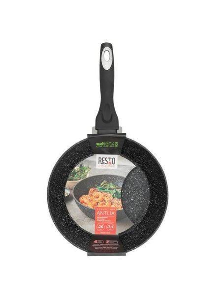 Сковорода Antlia 26 см Black (93063) RESTO (323043971)