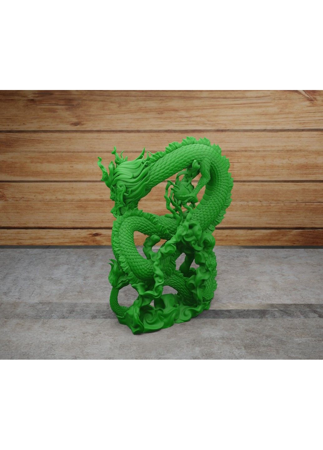 Статуэтка китайского дракона в классическом стиле. Белый. 10 см. ЗаСвіт (280940680)