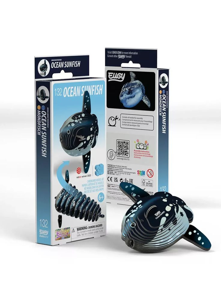 Сборная 3D модель Зоопарк Рыба-месяц (XEG-132) Eugy (364487960)