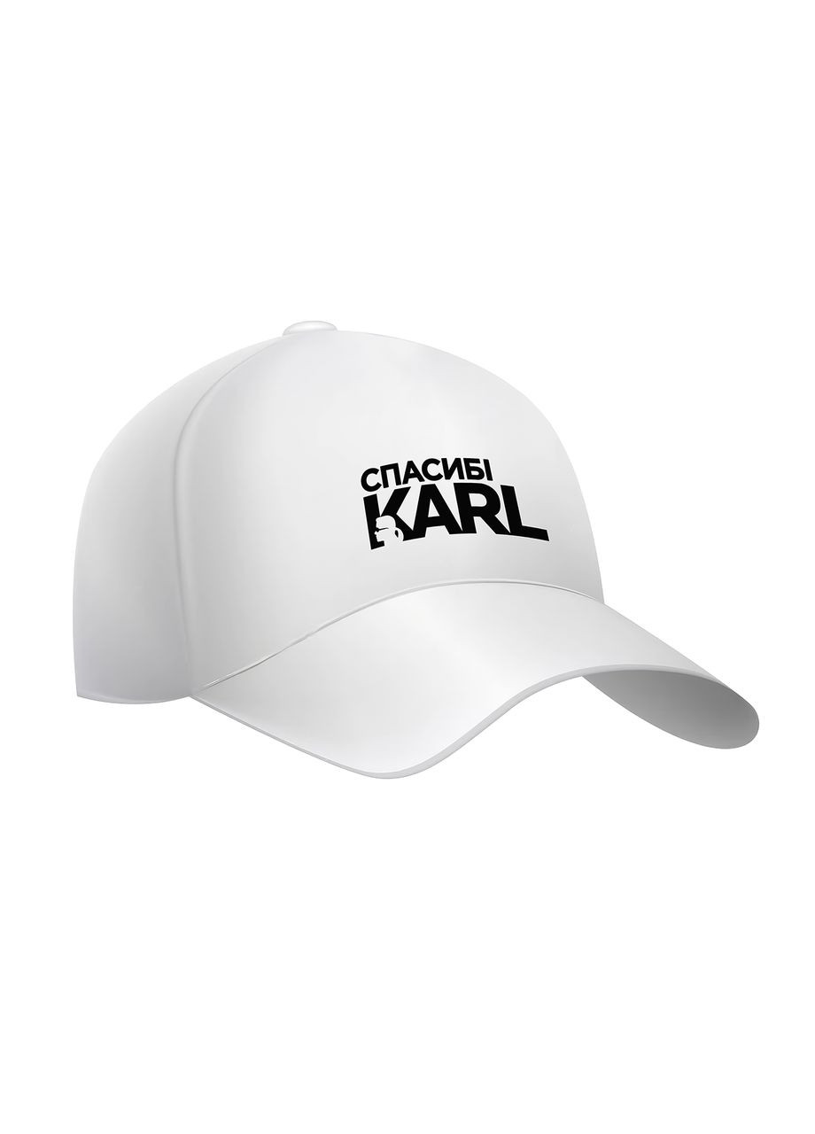 Кепка з принтом "Спасибі Karl". З гумором про Karl Lagerfeld (10921806822) ТiШОТКА (366644464)