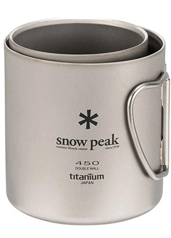 Кружка Snow Peak MG153 Ti-Double 450 Mug 450ml No Brand (316436039)