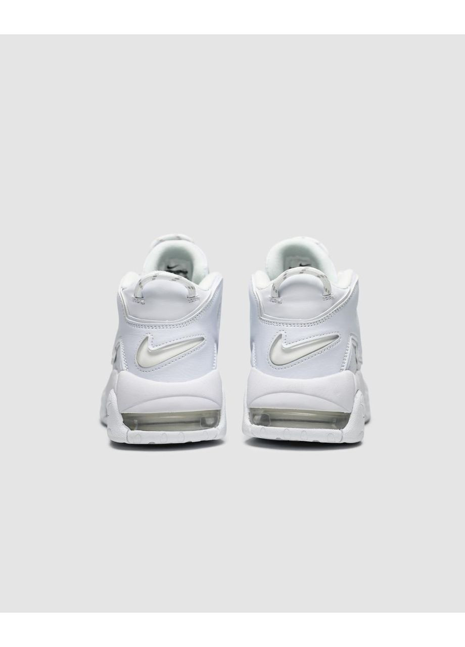 Белые кроссовки nike white on white No Brand Air More Uptempo