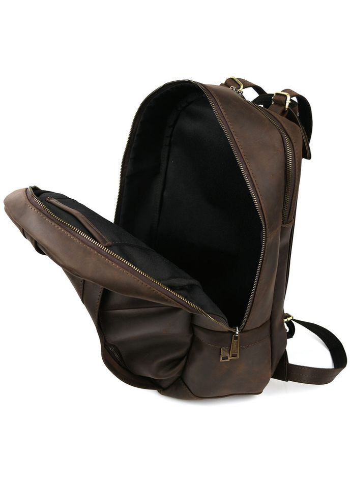 Мужской кожаный городской рюкзак крейзи хорс RC-7340-3md TARWA (370859015)