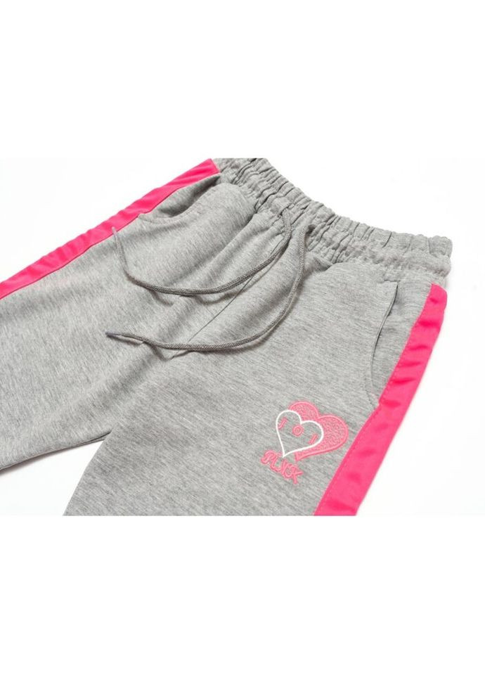 Спортивний костюм із серцем (S-703-146G-gray) Joi (300857110)