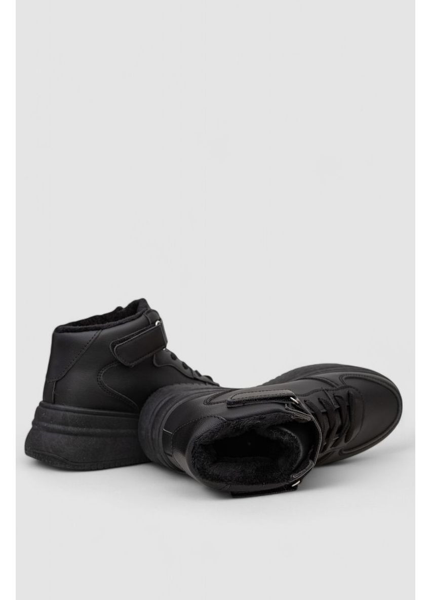 Кроссовки женские зимние на меху,, 248RAM02 Ager чёрные всесезоны (369972588)