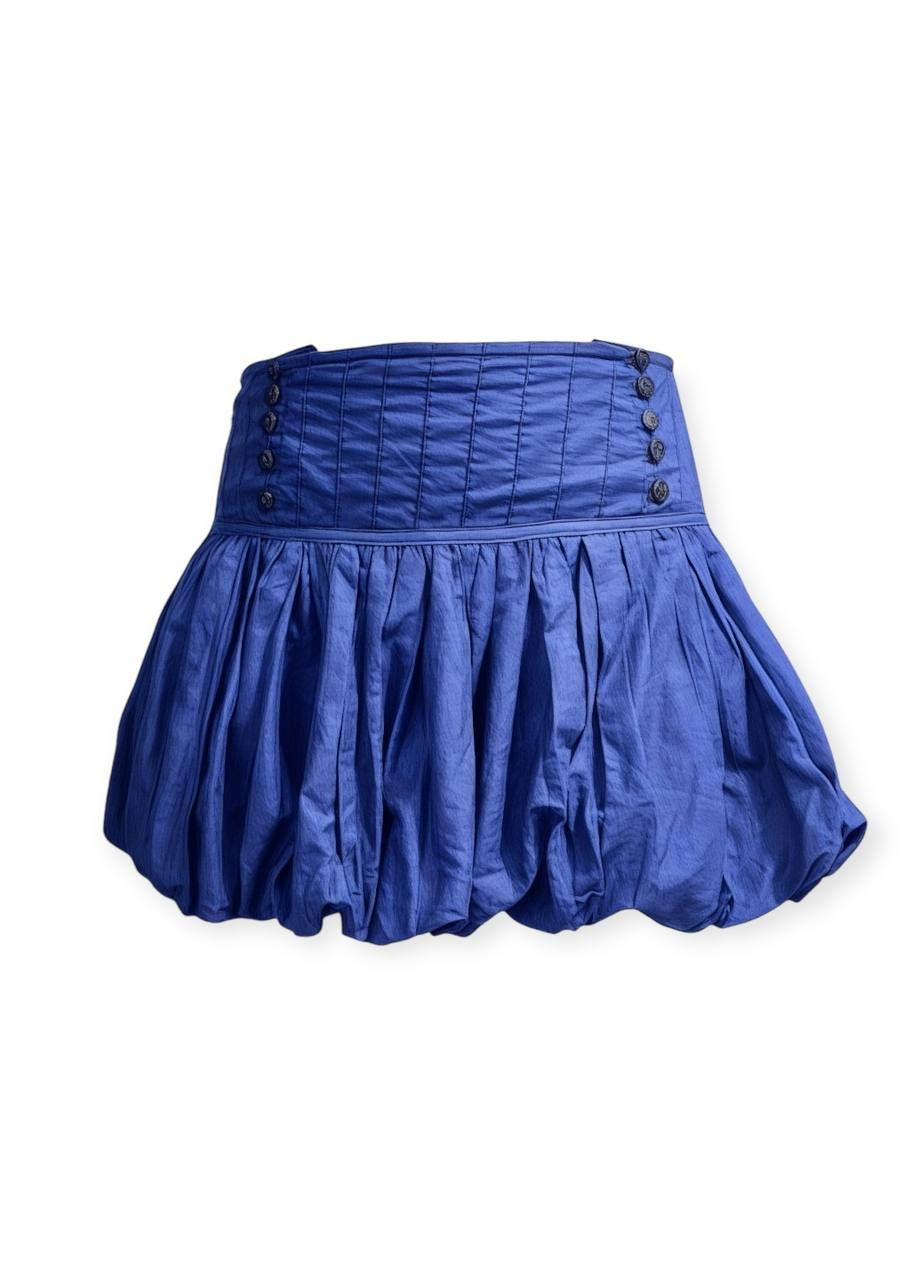 Фиолетовая повседневная однотонная юбка фиолетовый Blanco