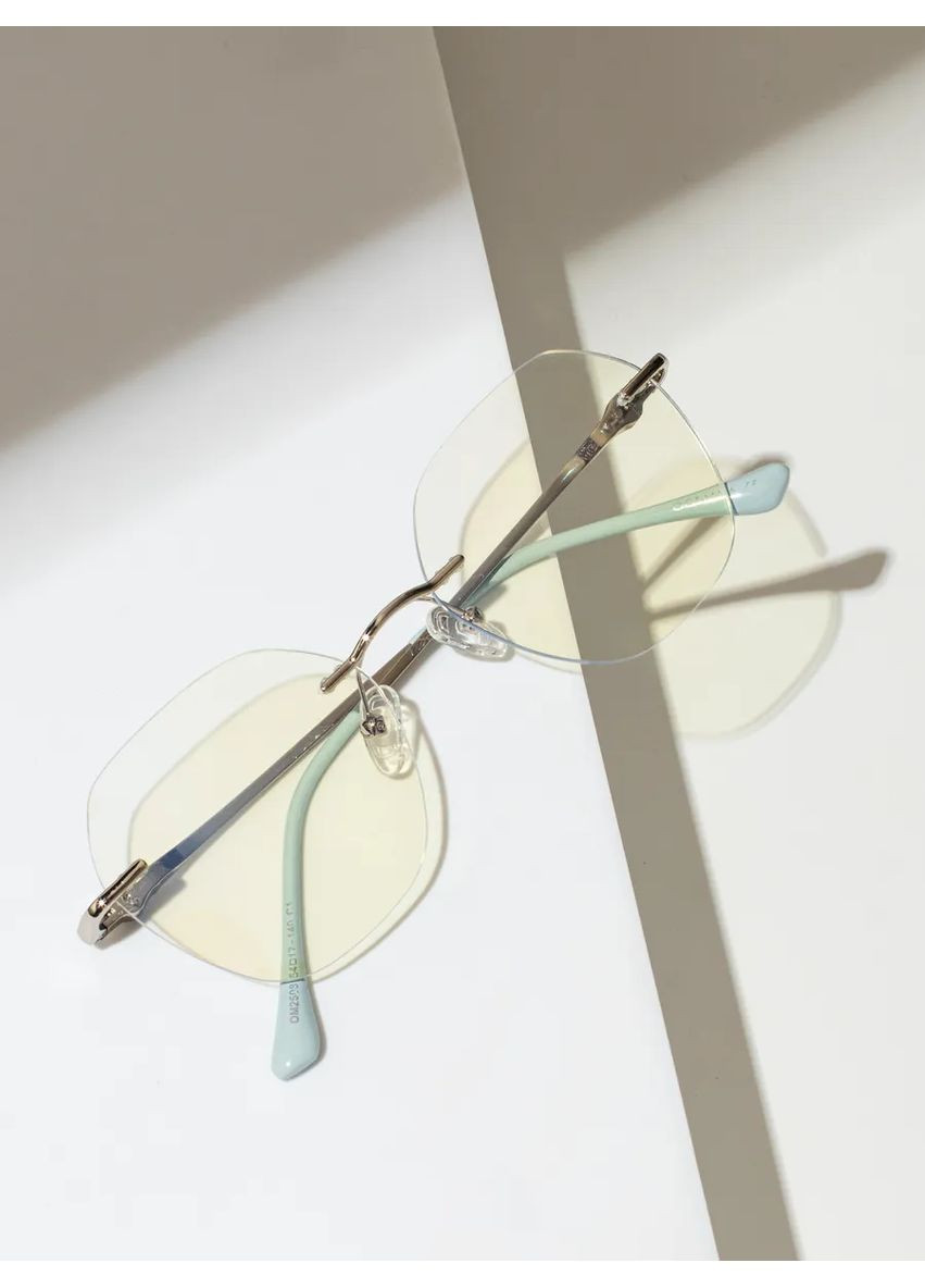 Жіночі безоправні окуляри для корекції зору +2.50 Антиблік Fabia Monti (369768828)