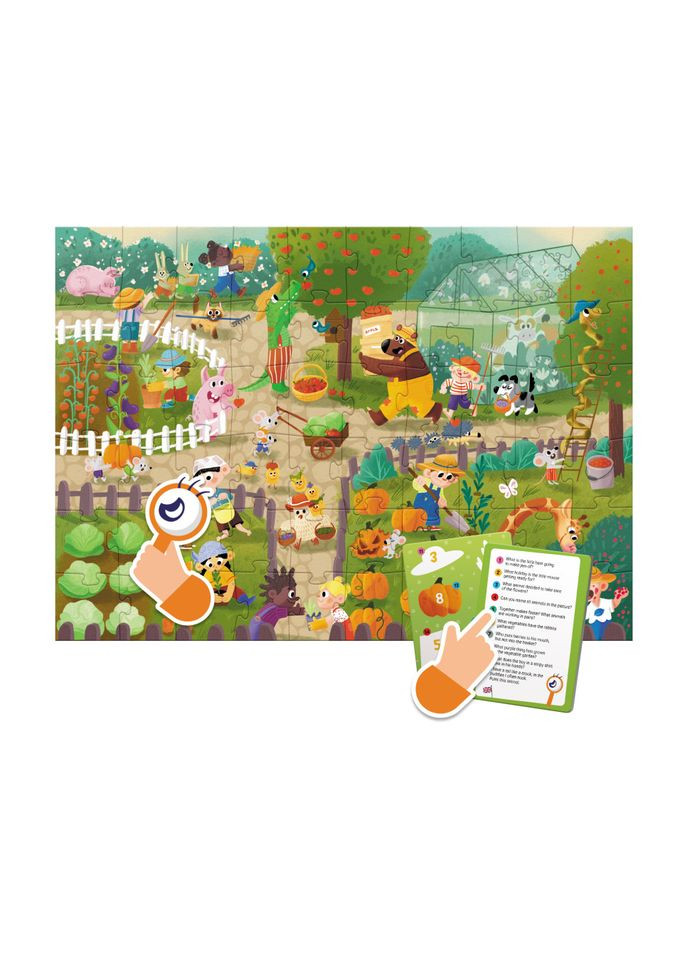 Детский Виммельпазл "Лето в деревне" 300558, 60 элементов DoDo Toys (336331599)