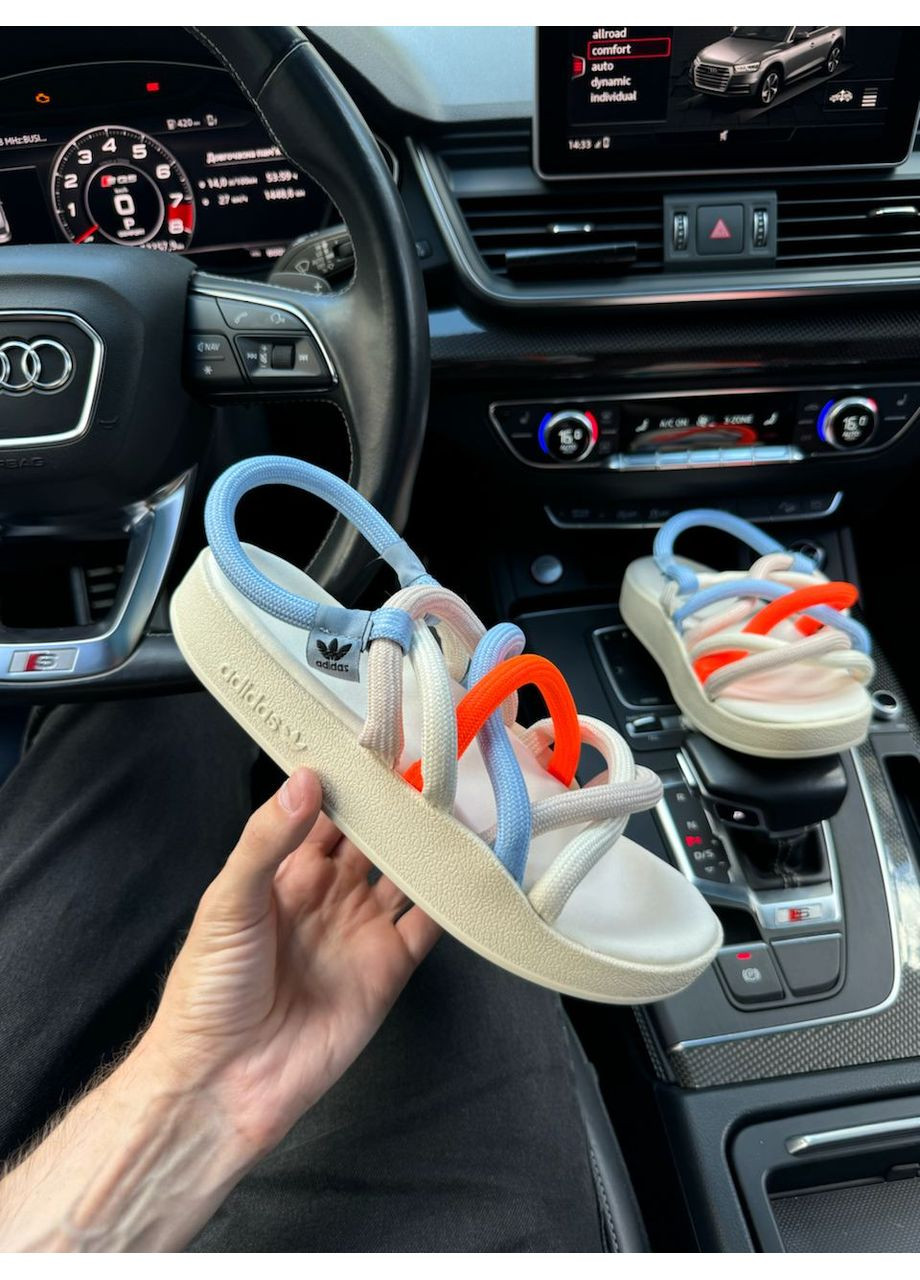 Комбіновані Осінні кросівки чоловічі adidas sandals multi color адідас No Brand