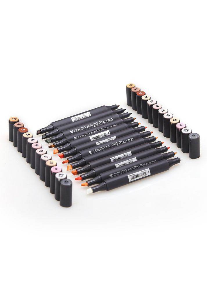 Набор маркеров для скетчинга " " телесных тонов 12 штук STA (322650477)