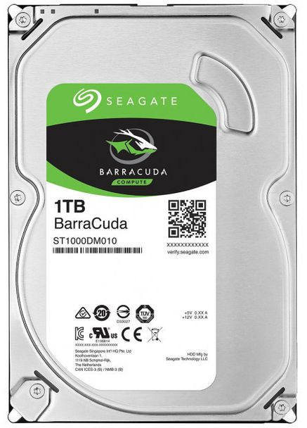 Внутрішній жорсткий диск 3.5" 1 TB SATA3 ST1000DM010 Factory Recertified ST1000DM010 Seagate (280876826)