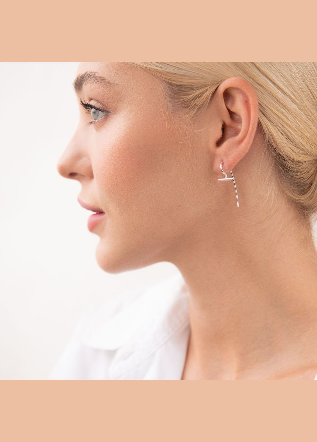 Срібні сережки Беннет 122996 Oniks (264023200)