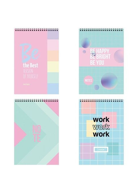 Блокнот на спирали A5 58л Home (312228620)