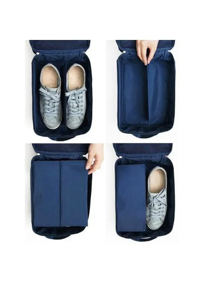 Органайзер для обуви дорожная сумка Monopoly Travel Series голубой No Brand (327875145)