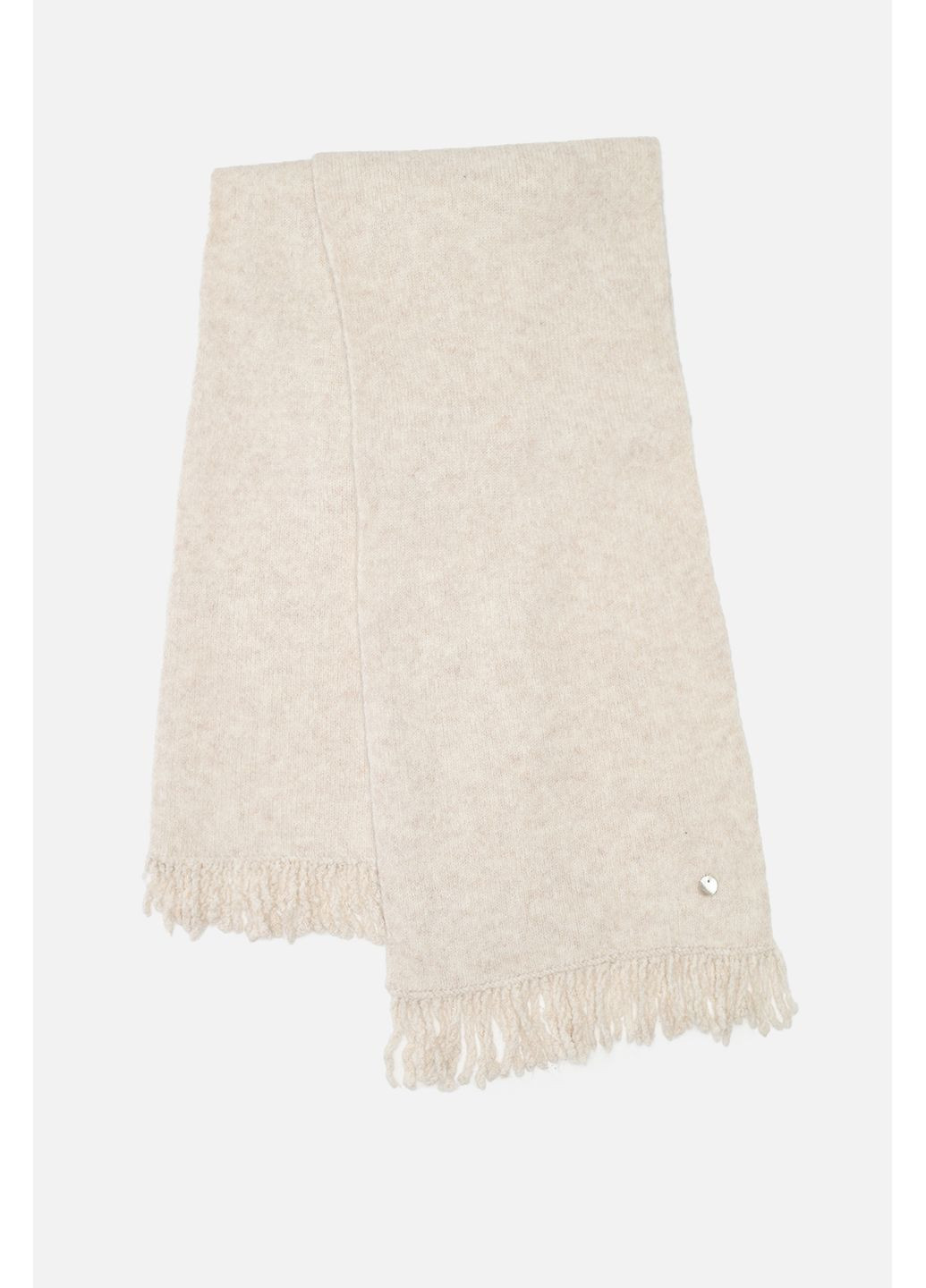 Шарф женский цвет молочный ЦБ-00282265 No Brand (369621588)