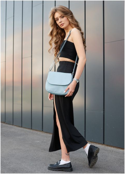 Жіноча сумочка Rose голуба (R-94000010-VS) Sambag (302450377)