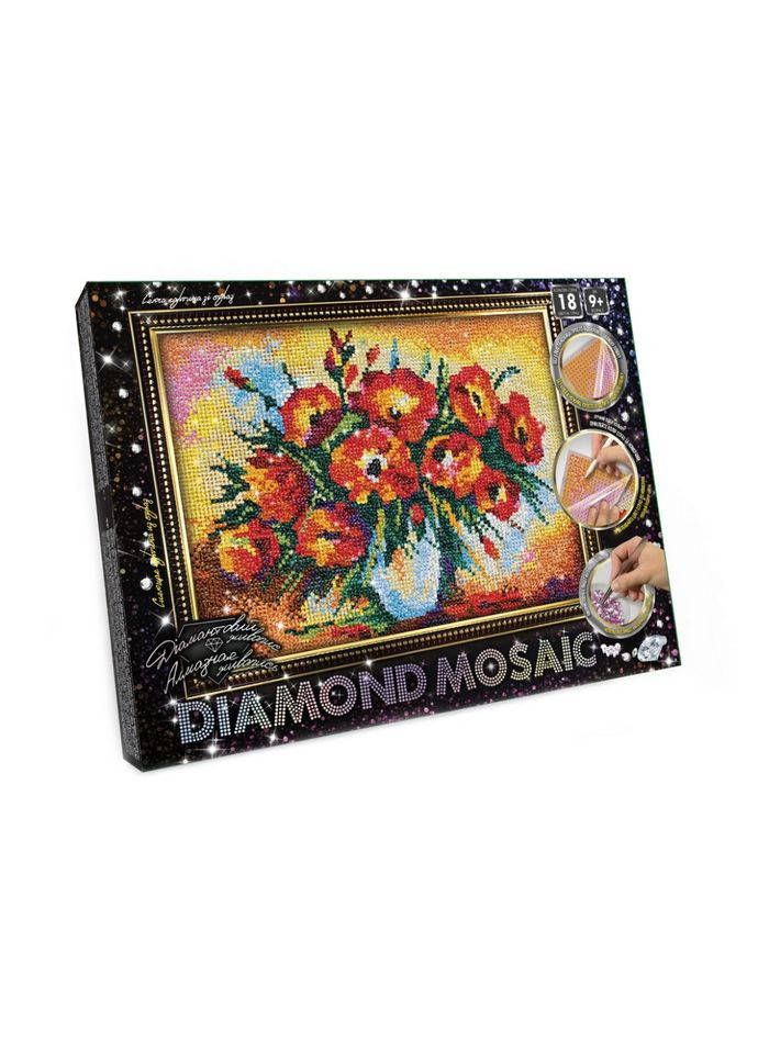 Набір креативної творчості "DIAMOND MOSAIC" DM-03-01-9 DM-03-04 Danko Toys (305314811)