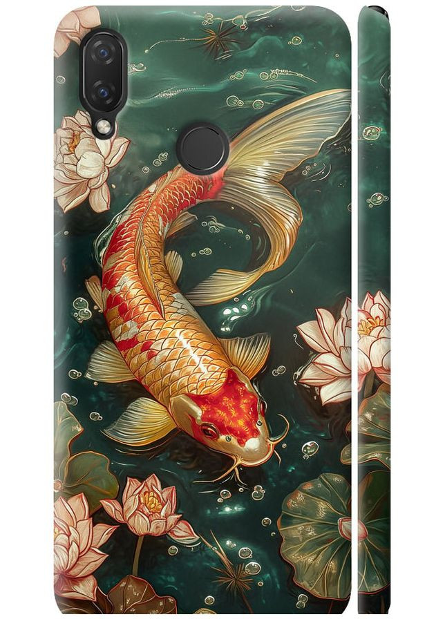 3D пластиковий матовий чохол 'Мелодія Лотоса' для Endorphone Huawei P Smart Plus (291125009)