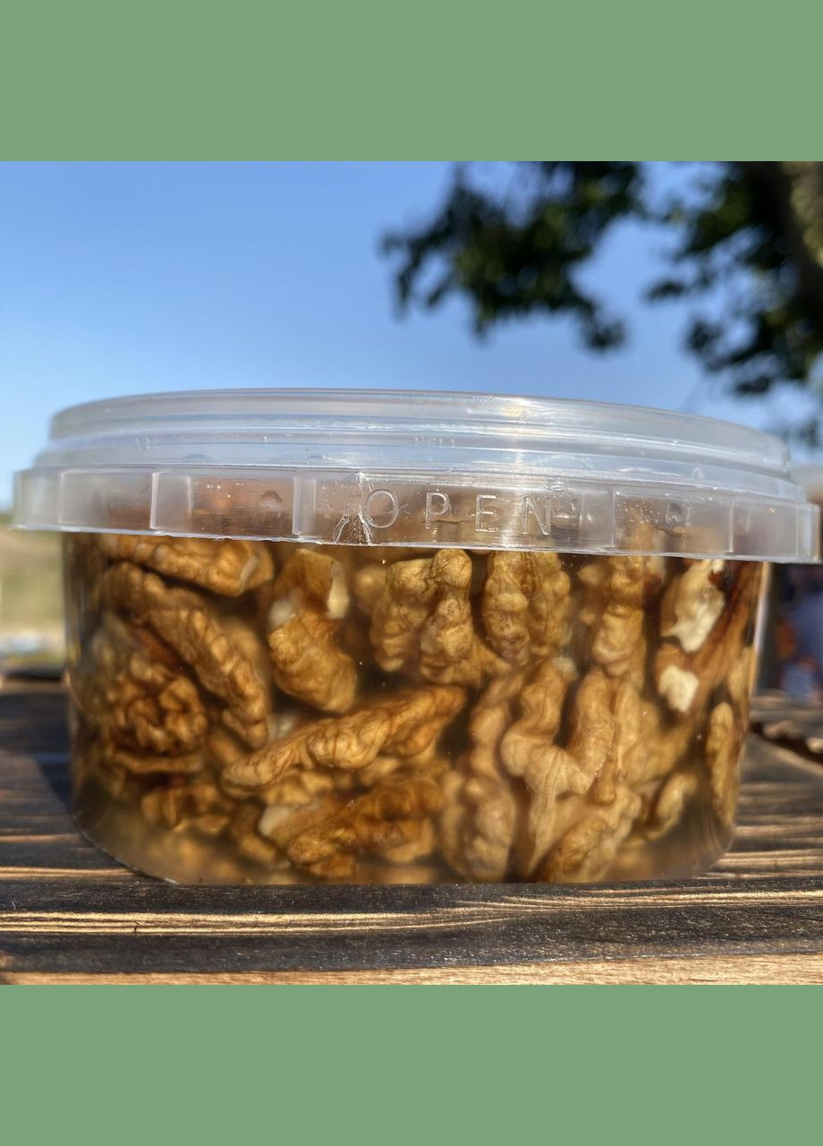 Волоські Горіхи з медом акації 0,5 л (600 грам) МЕД ПОШТОЮ (322148915)