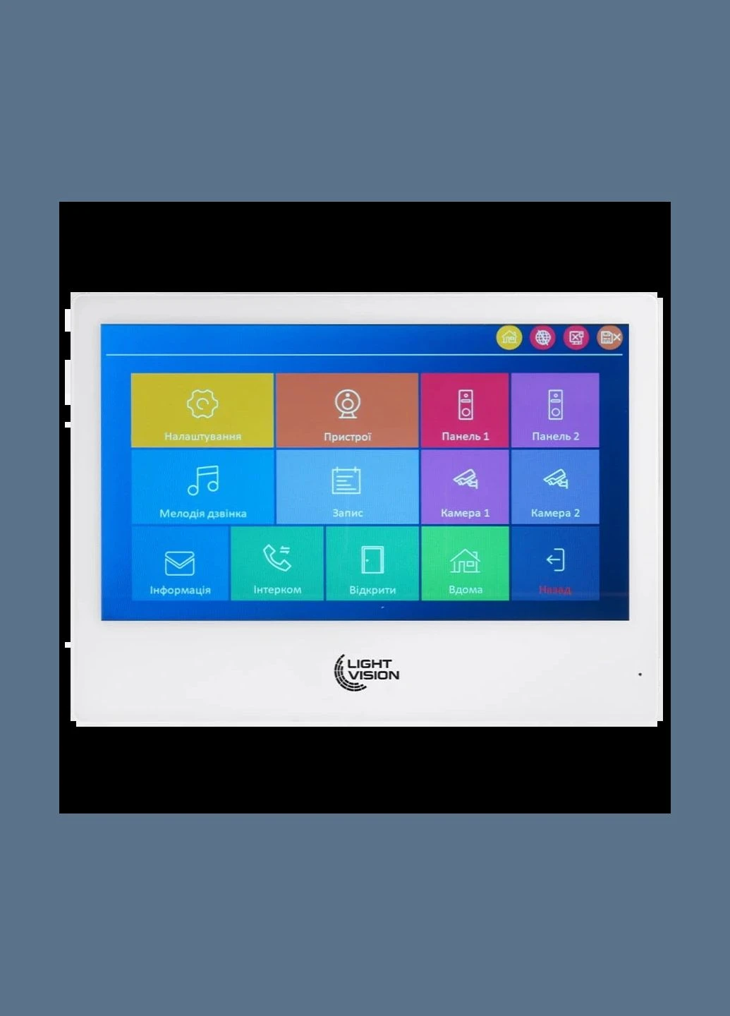SINGAPORE WiFi FHD WHITE (AI) 10" Видеодомофон Light Vision (341317924)